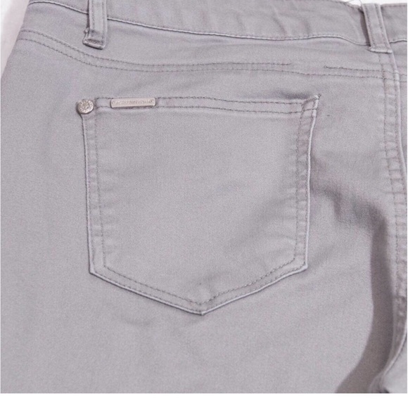 Celebrity Pink Jeans Womens 13  - 33x30 Low RIse Skinny Light Gray - Picture 8 of 9